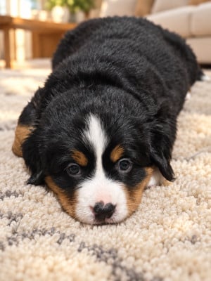 Les chiots de Bouvier Bernois