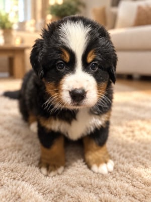 Les chiots de Bouvier Bernois