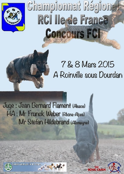 Freya du champ des louves - RCI II (IPO II) mention Bon (89 89 87 A) 265/300 classée 1/5