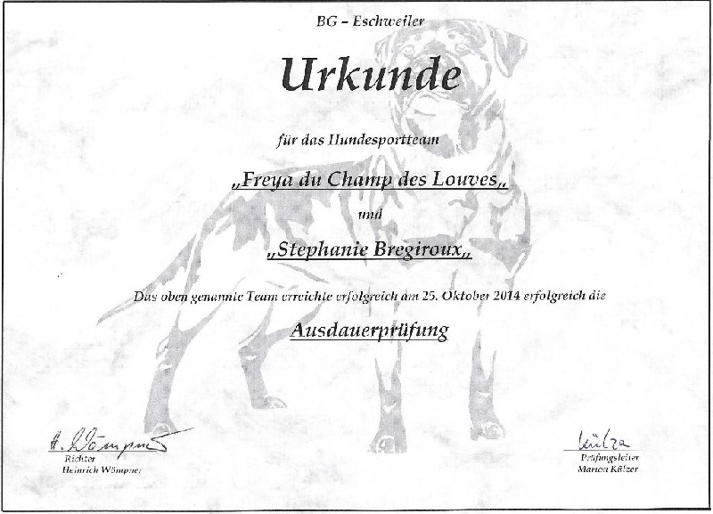 Freya du champ des louves - AD ADRK