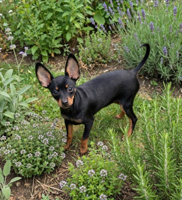Les chiots de Russkiy Toy (Petit Chien Russe)