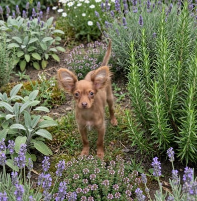 Les chiots de Russkiy Toy (Petit Chien Russe)