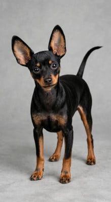 Les chiots de Russkiy Toy (Petit Chien Russe)