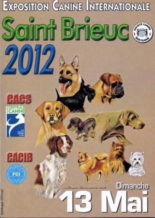 CH. Emma-lou de l'ère du scorpion - classe femelles ouverte: 2 éme Excellente RCACS