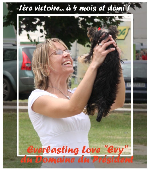 CH. Everlasting love Du domaine du president - 1ère très prometteur classe puppy femelle