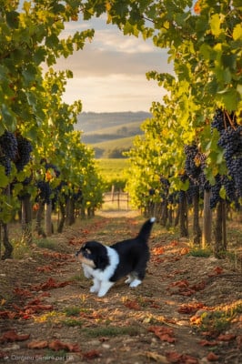 Les chiots de Colley à poil long