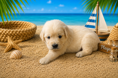 Les chiots de Golden Retriever