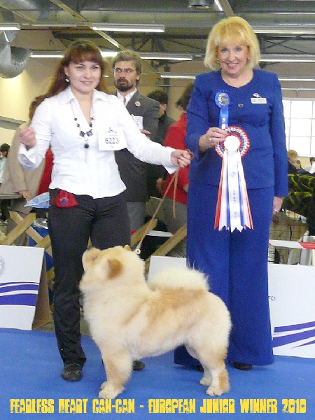 fearless heart Can-Can - Meilleur Femelle Jeune, JCAC, Champion d'Europe Jeune 2010