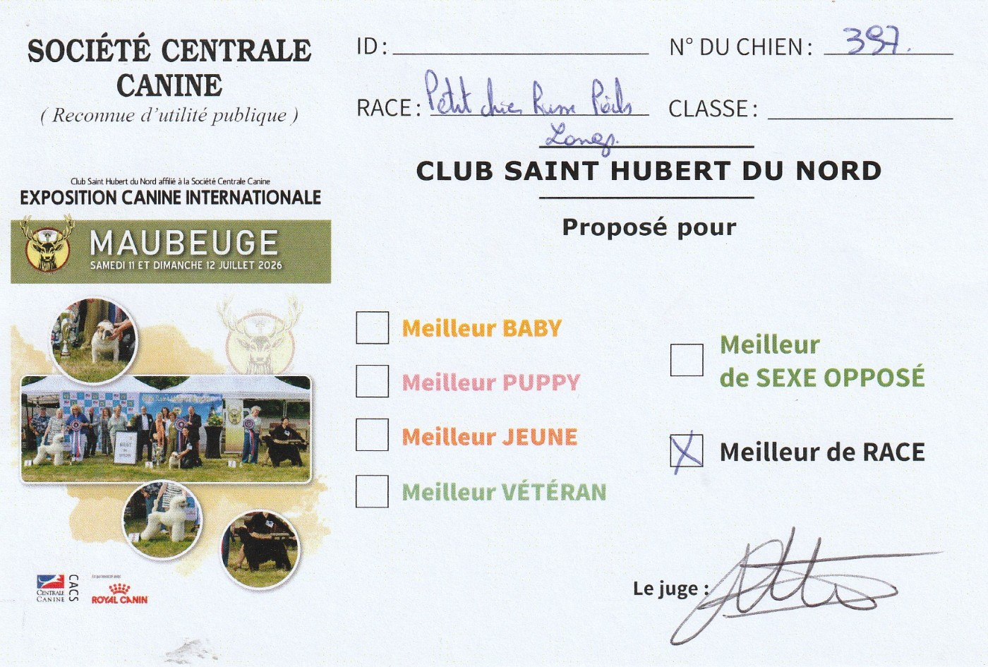Vesna varana By Bidule - 1er excellent, CACS, CACIB, Meilleur de Race