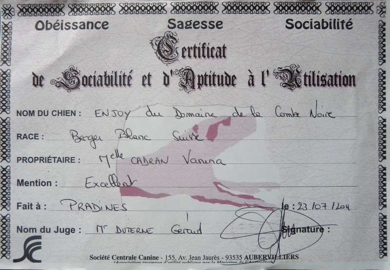 Enjoy Du domaine de la combe noire - CSAU mention EXCELLENT