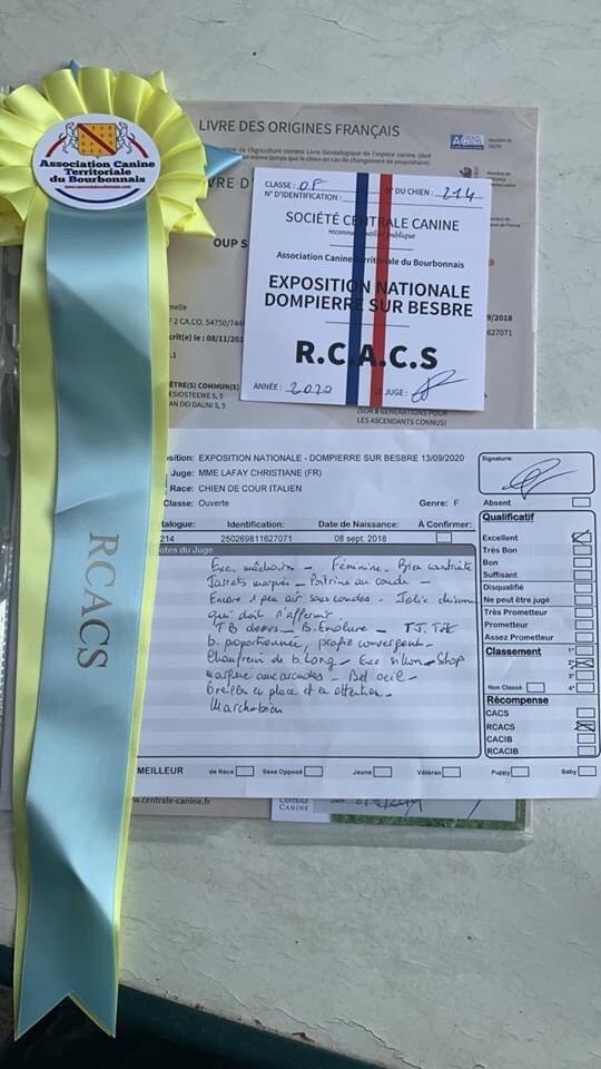 Oup s Du Domaine De Marine - 2ème excellent R.C.A.C.S