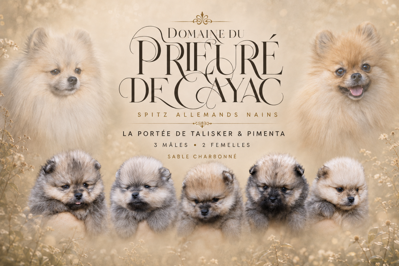 Spitz allemand - Du Domaine Du Prieure De Cayac