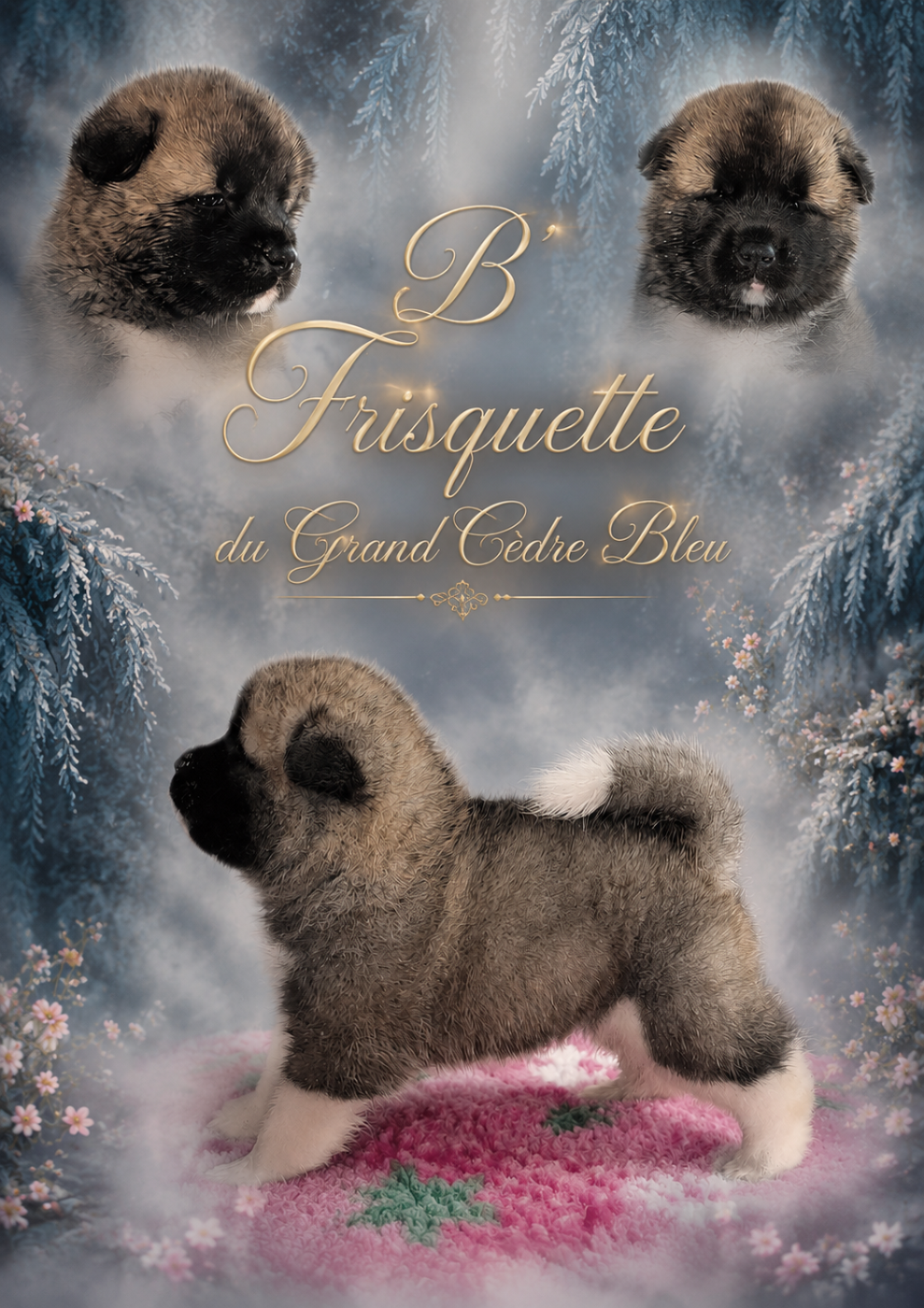 FRISQUETTE DU GRAND CEDRE BLEU