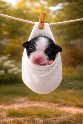 Les chiots de Berger Américain Miniature