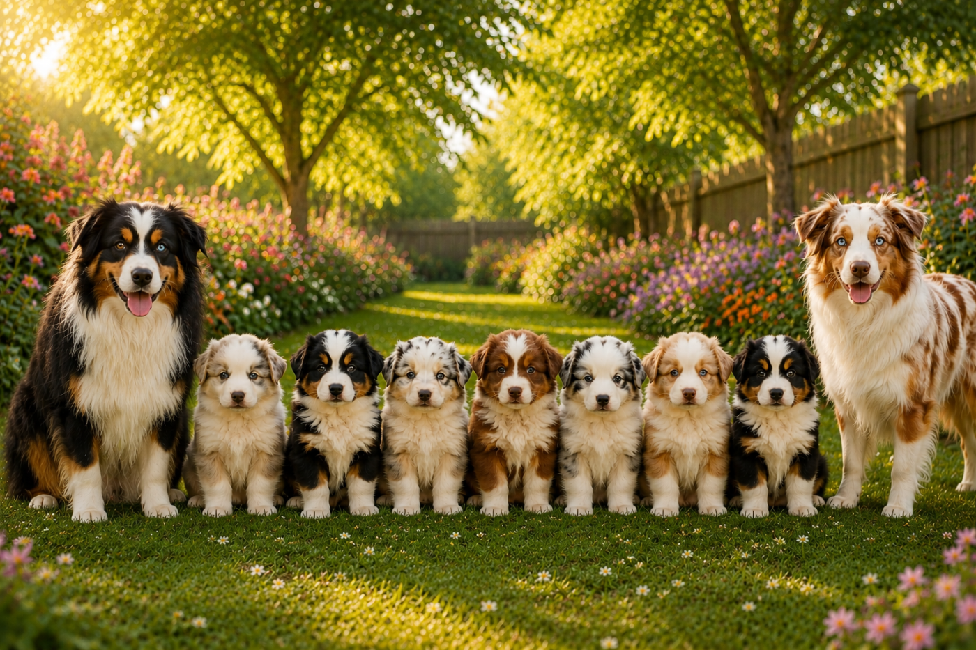 Chiot Berger Américain Miniature