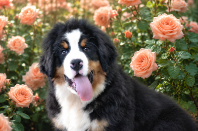 Les chiots de Bouvier Bernois