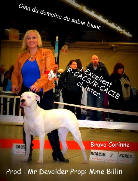 Gina du Domaine du Sable Blanc - RCAS-RCACIB