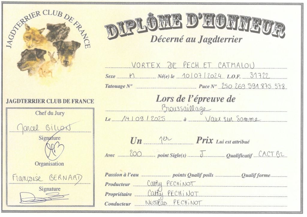 Vortex De Pech & Catmalou - 1er Prix CACT Br