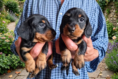 Les chiots de Teckel poil dur