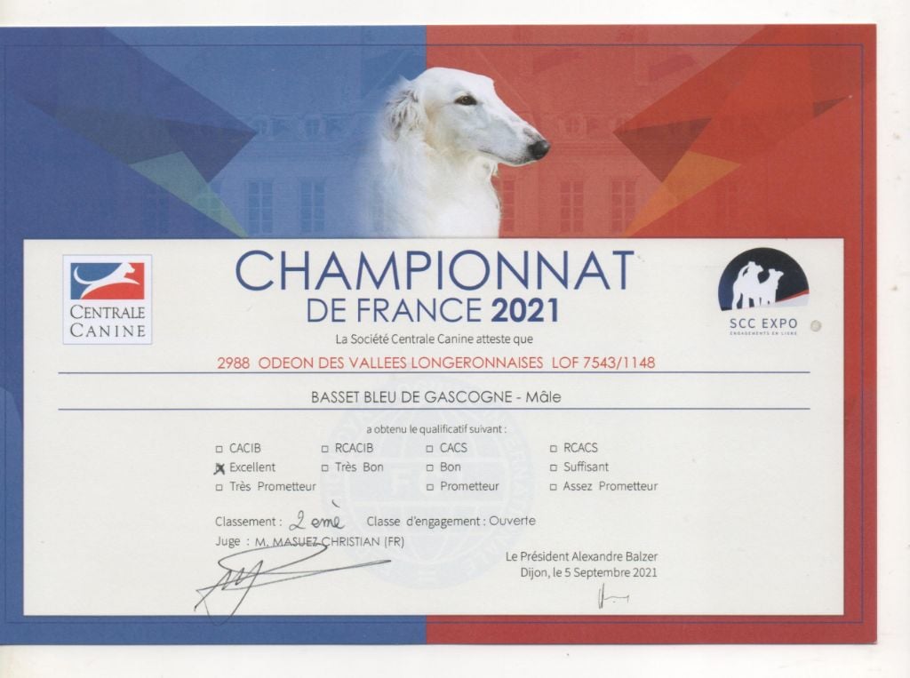 Odeon des vallées longeronnaises - 2ème excellent