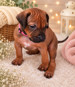 Les chiots de Rhodesian Ridgeback