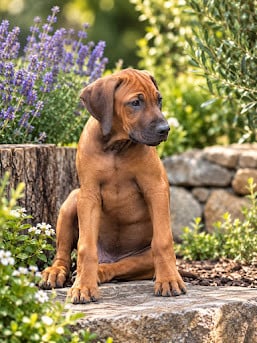 Les chiots de Rhodesian Ridgeback