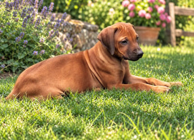 Les chiots de Rhodesian Ridgeback
