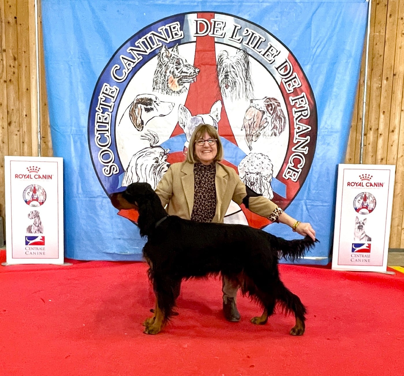 TR. CH. Tiffany Du Manoir De Diane - BOB-CACIB-1er EXC Classe Champion / Qualif CRUFTS 2027