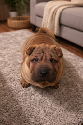 Les chiots de Shar Pei