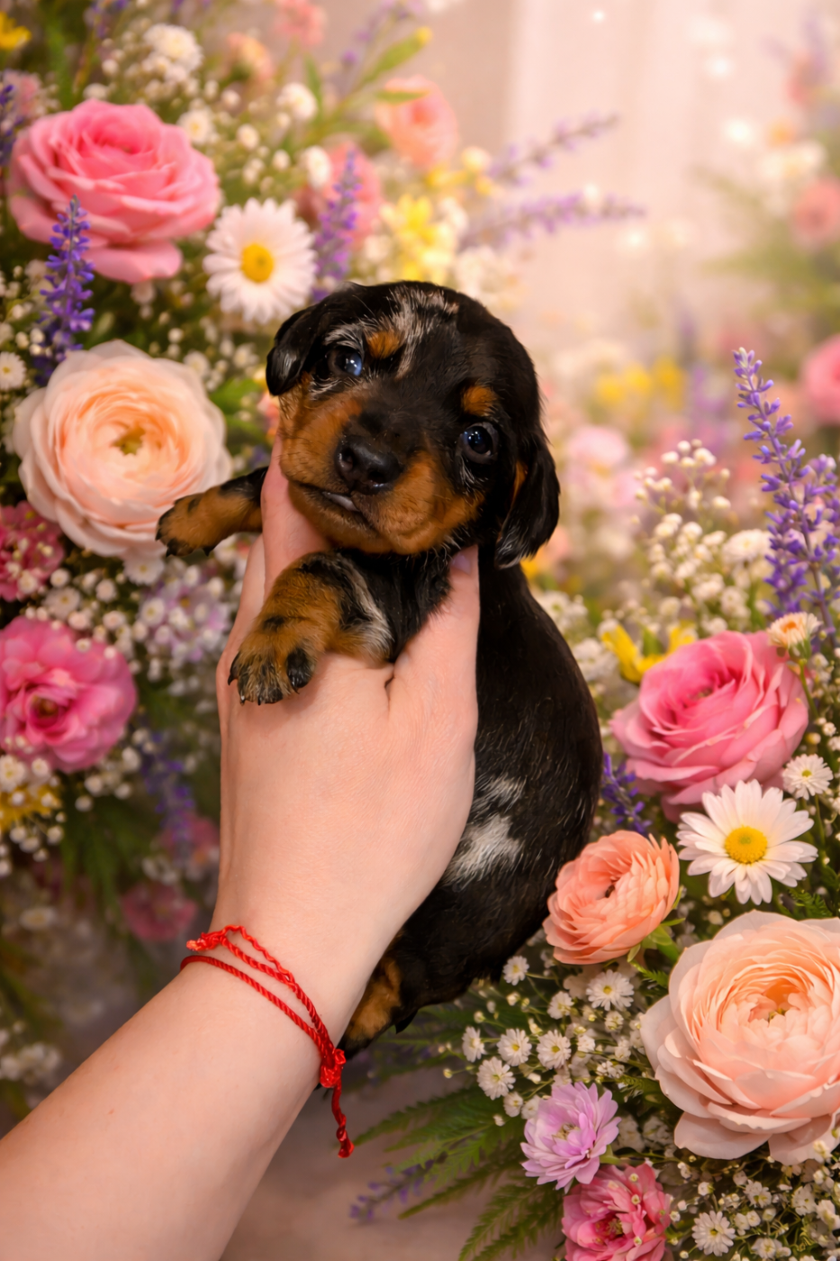 Blanche - Teckel poil ras