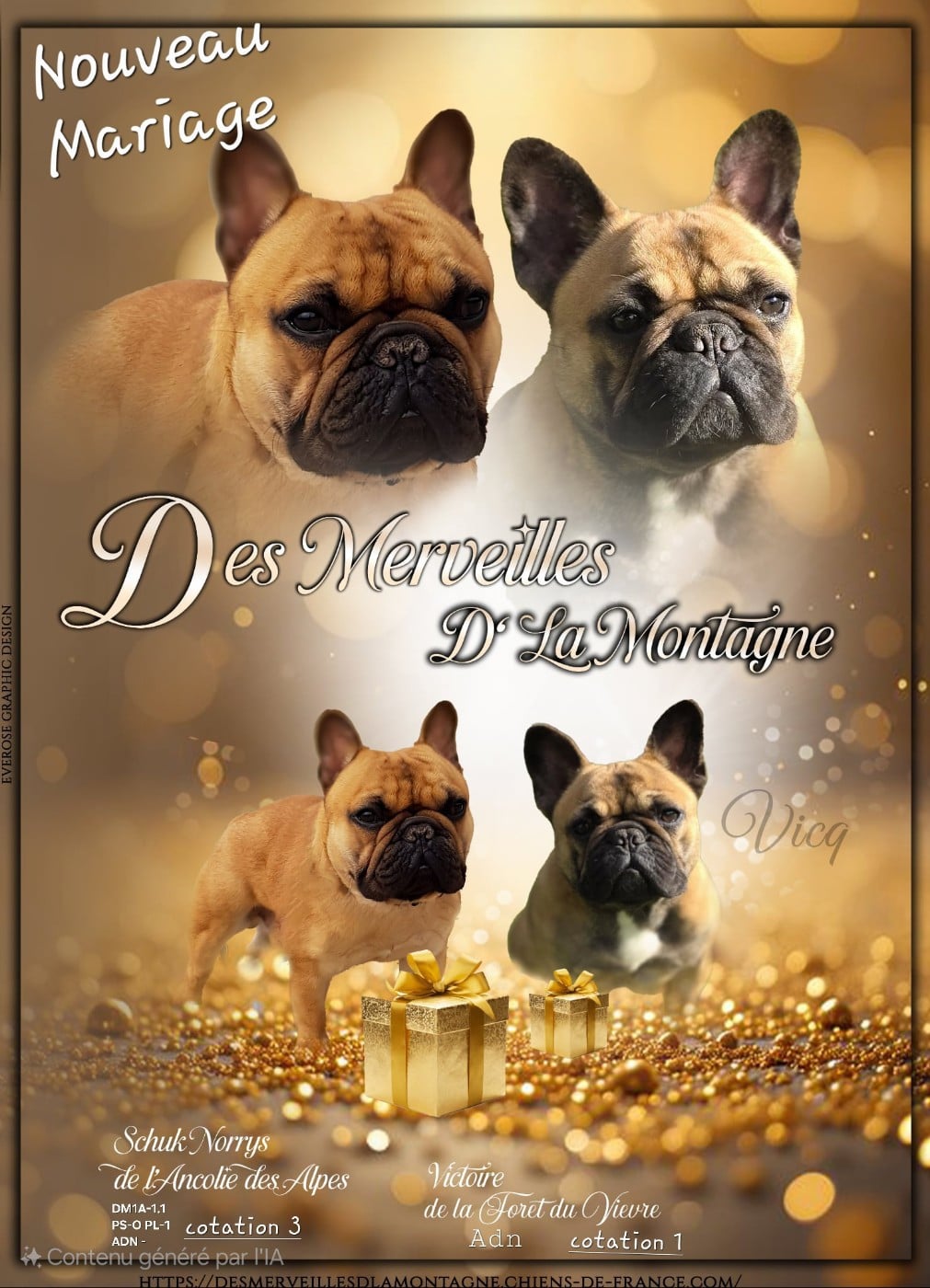 Bouledogue français - Des Merveilles D'la Montagne