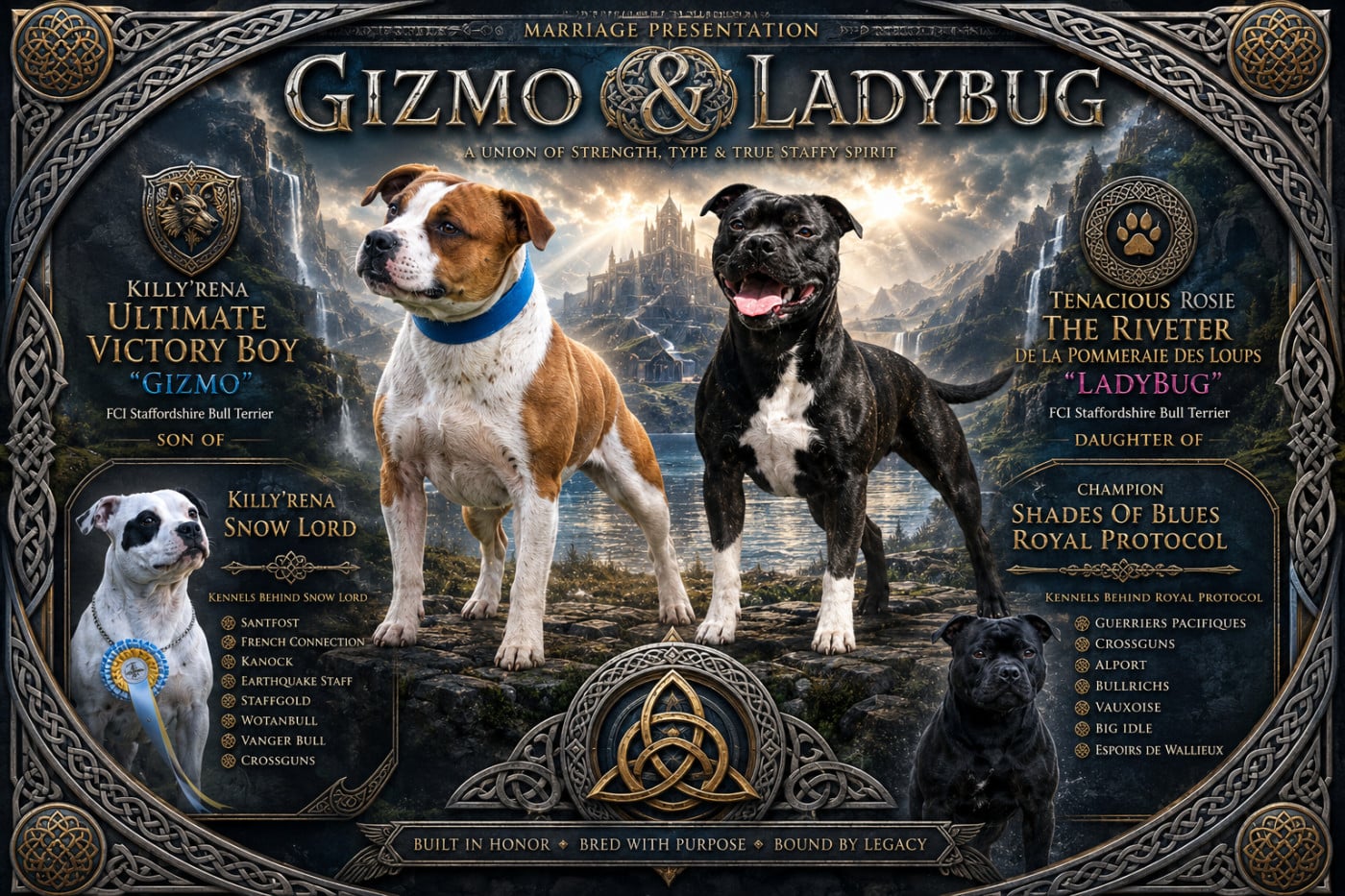 Staffordshire Bull Terrier - de la Pommeraie des Loups