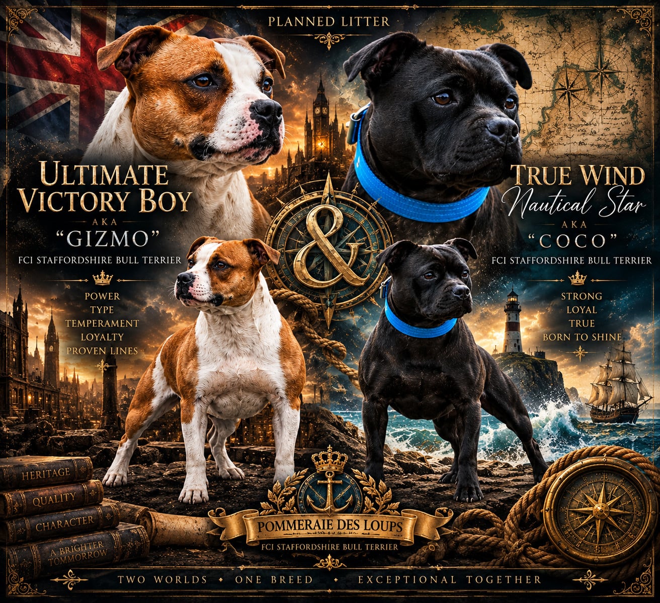 Staffordshire Bull Terrier - de la Pommeraie des Loups