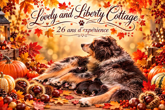 Berger Américain Miniature  - Lovely And Liberty Cottage