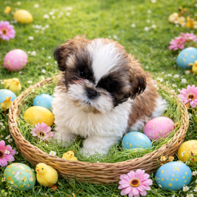 Les chiots de Shih Tzu