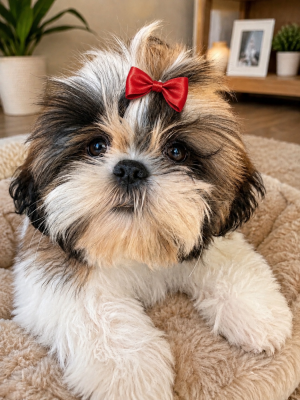 Les chiots de Shih Tzu