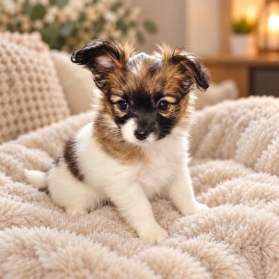 Les chiots de Epagneul nain Continental (Papillon)