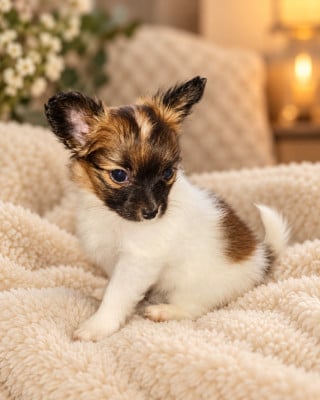Les chiots de Epagneul nain Continental (Papillon)