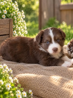 Les chiots de Berger Américain Miniature 