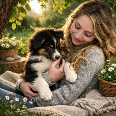 Les chiots de Berger Australien