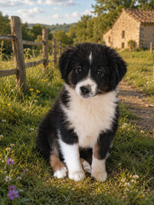 Les chiots de Berger Américain Miniature