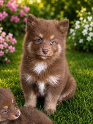 Chiot N°3 - Chien finnois de Laponie