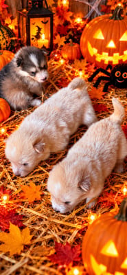 Les chiots de Chien finnois de Laponie