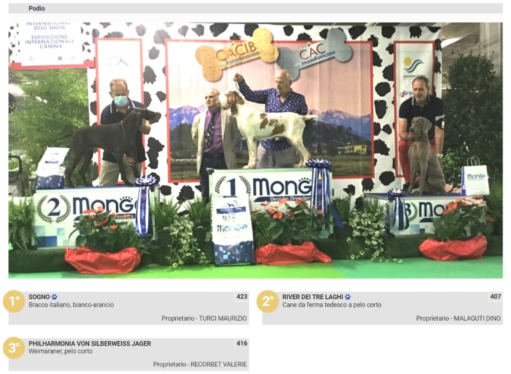 CH. Philharmonia von silberweiss jäger (Sans Affixe) - 1er EXC. / CAC / CACIB / BOB / BOG3