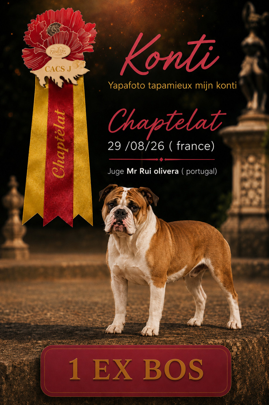CH. Yapafoto Tapamieux mijn konti - 1 ex BOS