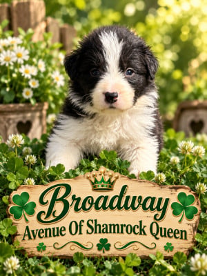 Les chiots de Border Collie
