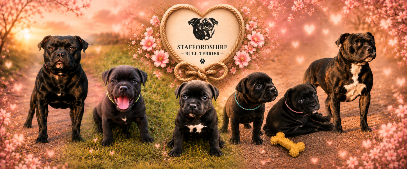 Staffordshire Bull Terrier - Du Domaine O'razzia And Rose
