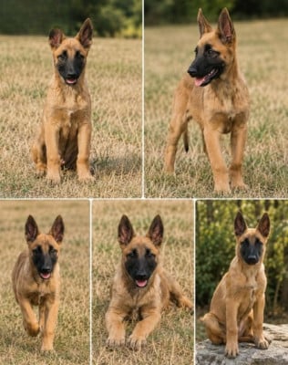 Les chiots de Berger Belge