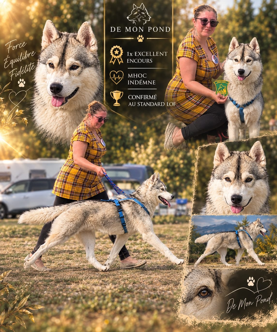 Ancestor is the blood's boy " Alaska" Of The Huskies Paradise Pond - 2 ème Excellent - jeune