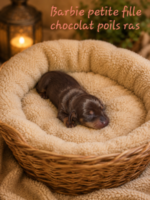 Les chiots de Teckel poil ras